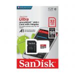SANDISK MICROSDHC CLASS 10 ULTRA A1 32GB 120MB/S SDSQUA4-032G-GN6MA
